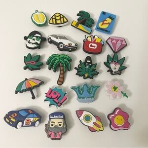 Croc Charms Lot of 20 Assorted Charms